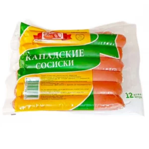 Сосискы Акома Зеление 12шт