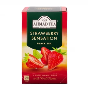 40гр. AHMAD TEA STRAWBERRY SENSATION BLACK TEA