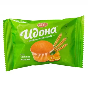 Идона кекс со вкусом апельсина 1шт