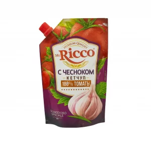 300гр. КЕТЧУП Mr.Ricco С ЧЕСНОКОМ