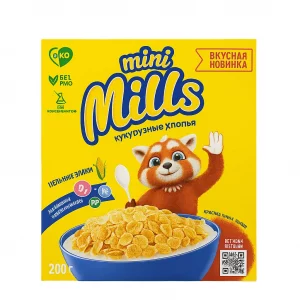 mini Mills КУКРУЗНЫЕ ХЛОПЬЯ   200г