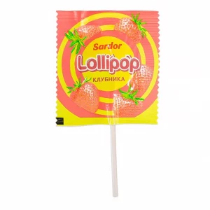 7гр. чупачупс Lollipop клубника