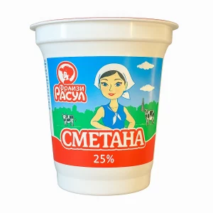 310гр. Сметана "Файзи Расул" 25%.